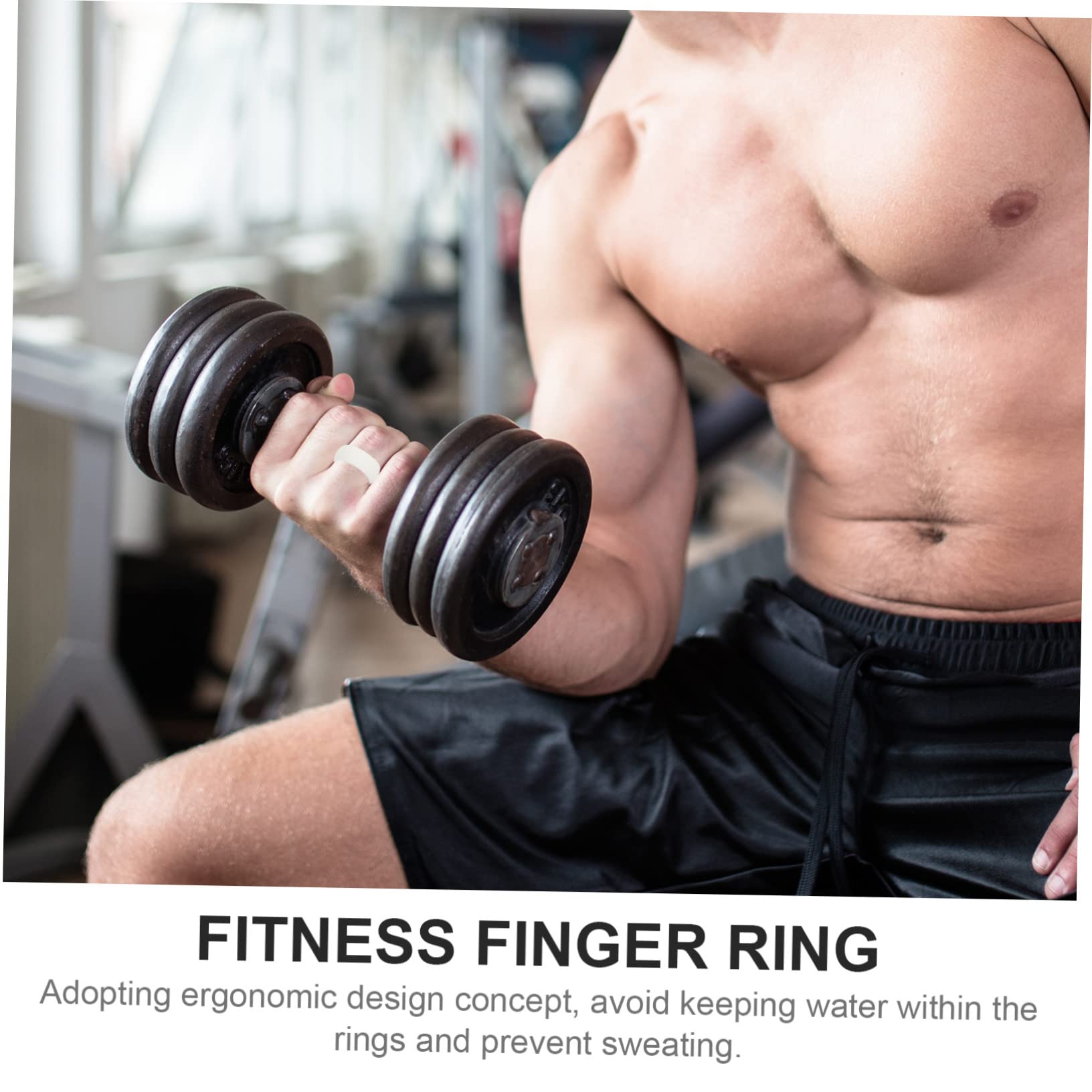 8-Piece Silicone Rings for Men - Durable, Comfortable Workout & Fitness Rings - Perfect for Gym, Running, Outdoor Sports & Safety Protection