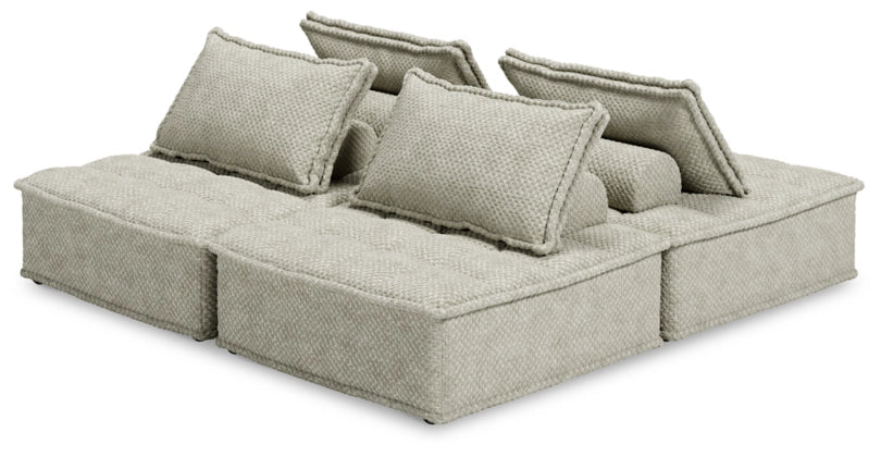 4-Piece Modular Sectional Sofa Set - Modern L-Shaped Couch with Ottoman for Living Room, Family Room & Lounge Spaces