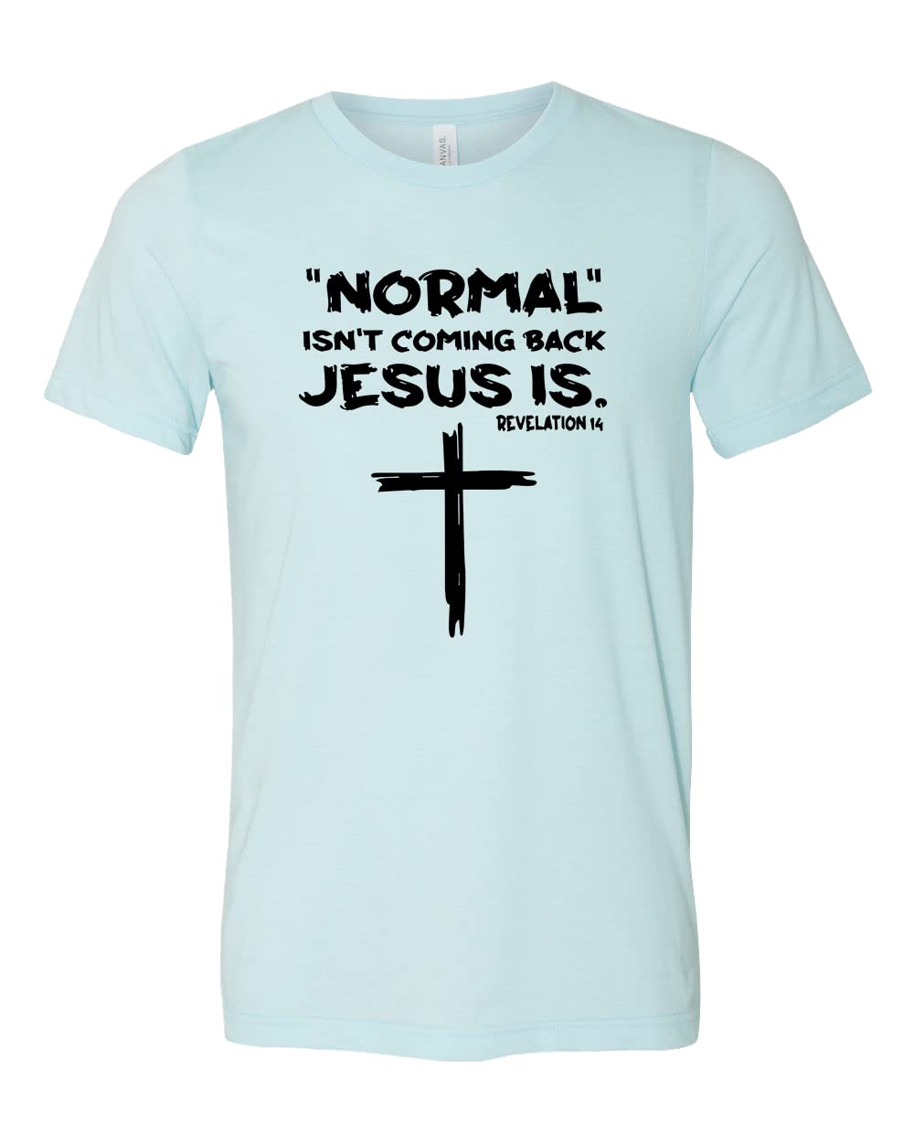 Inspirational Jesus Is Coming Back Shirt - Revelation 14 Faith Tee, Religious Christian Apparel, Motivational Bible Verse T-Shirt for Church, Worship & Daily Encouragement