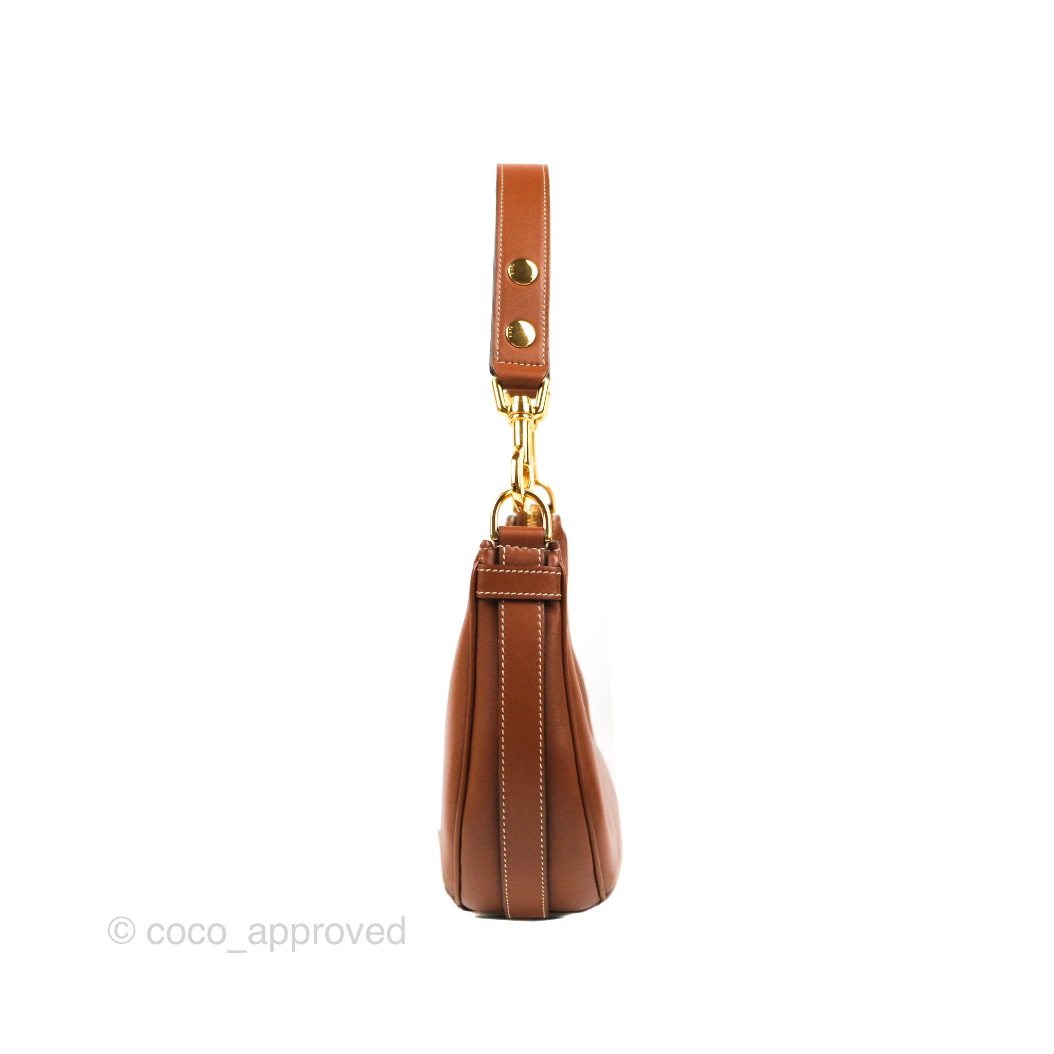 Celine Ava Bag in Smooth Calfskin Tan - Luxury Leather Crossbody Handbag for Women | Perfect for Work, Travel & Everyday Use