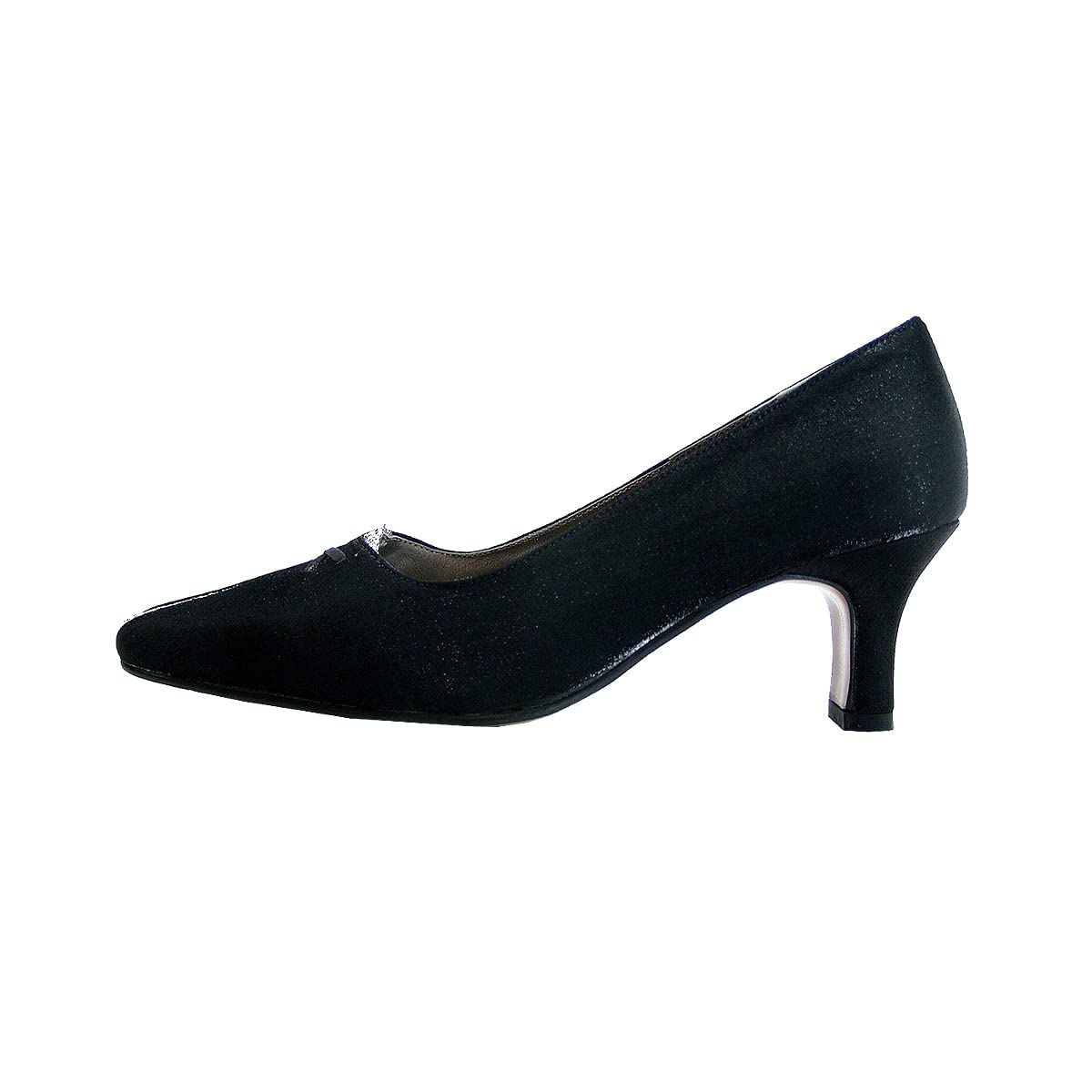 Floral Jayla Women's Wide Width Satin Dress Shoes - Comfortable Wedding & Party Heels for Bridesmaids, Prom & Formal Occasions