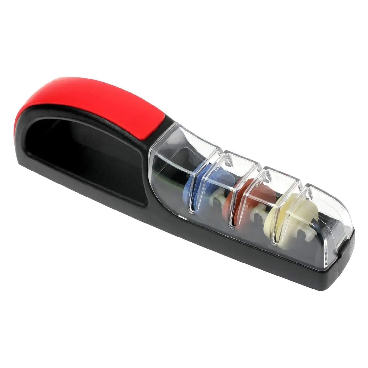 MinoSharp Plus Water Wheel Universal Knife Sharpener - 550 Grit for Kitchen, Hunting, and Outdoor Knives | Perfect for Home, Camping, and Professional Use