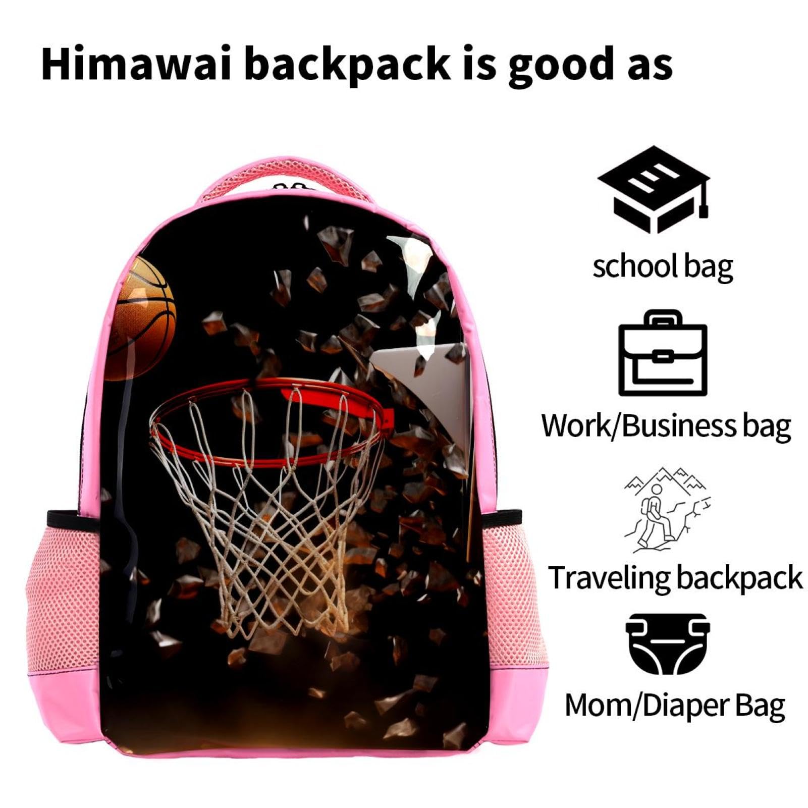 Best Travel & Work Backpack for Men & Women - Lightweight Durable Laptop Backpack for Business, Gym, Basketball & Outdoor Sports - Perfect for Commuting, Hiking & Daily Use