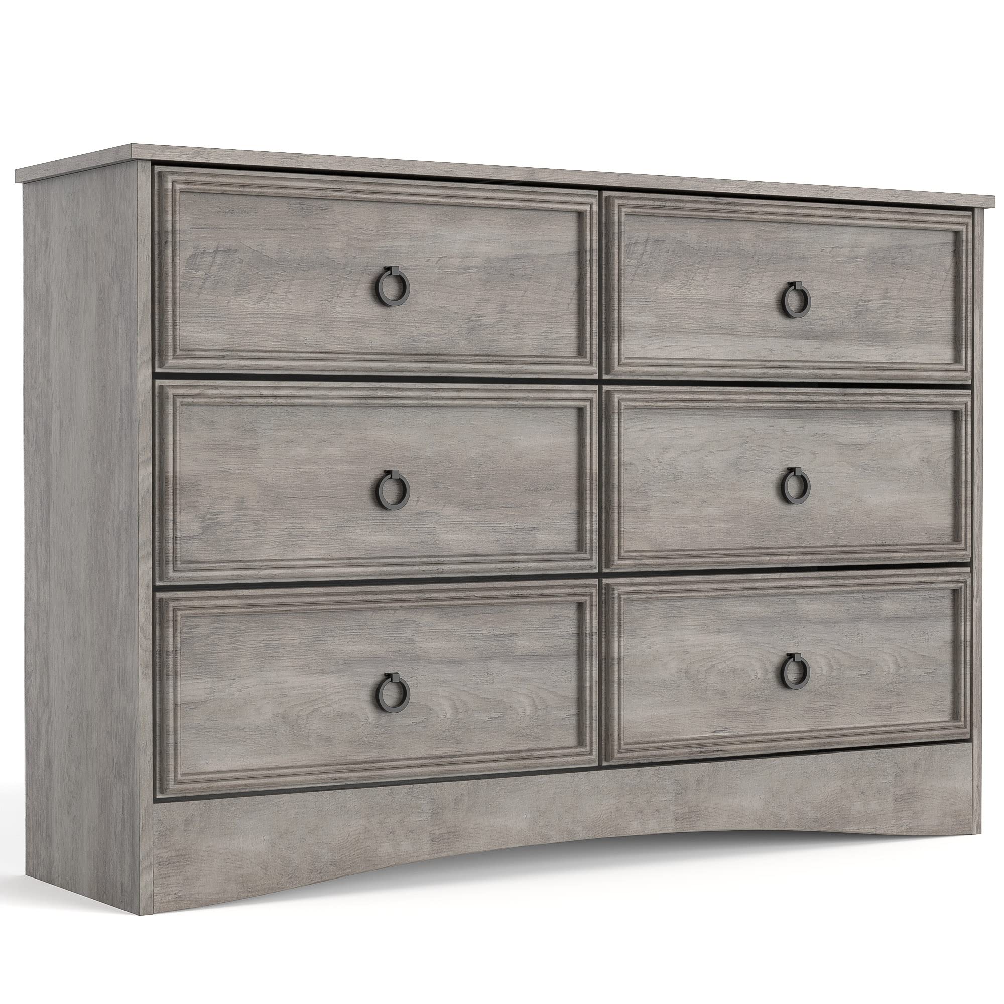 Modern 6-Drawer Dresser for Bedroom - 47.24
