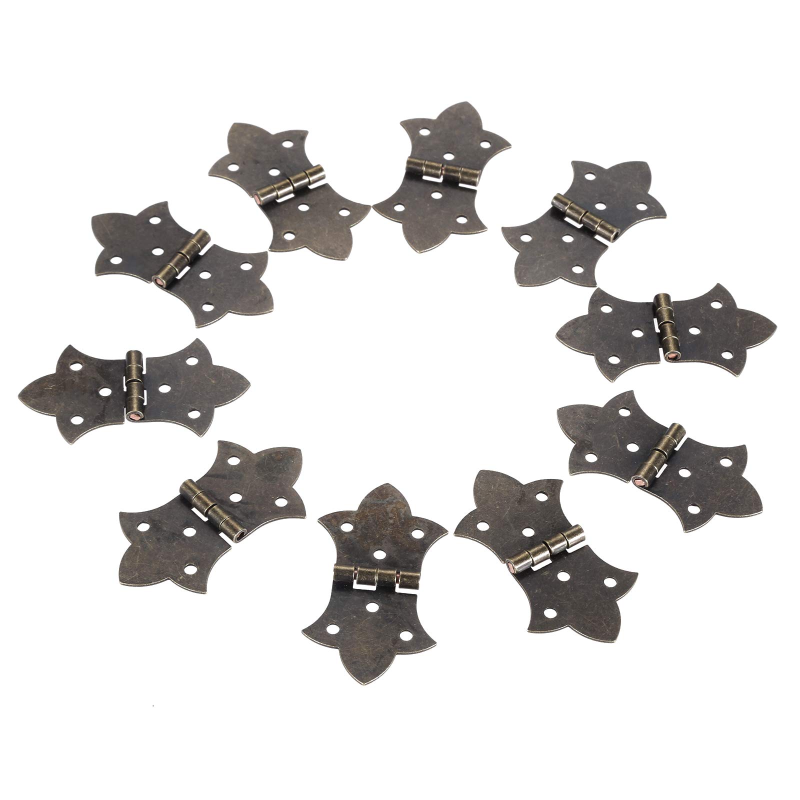 Vintage Butterfly Hinges 10 Pack - 2.24