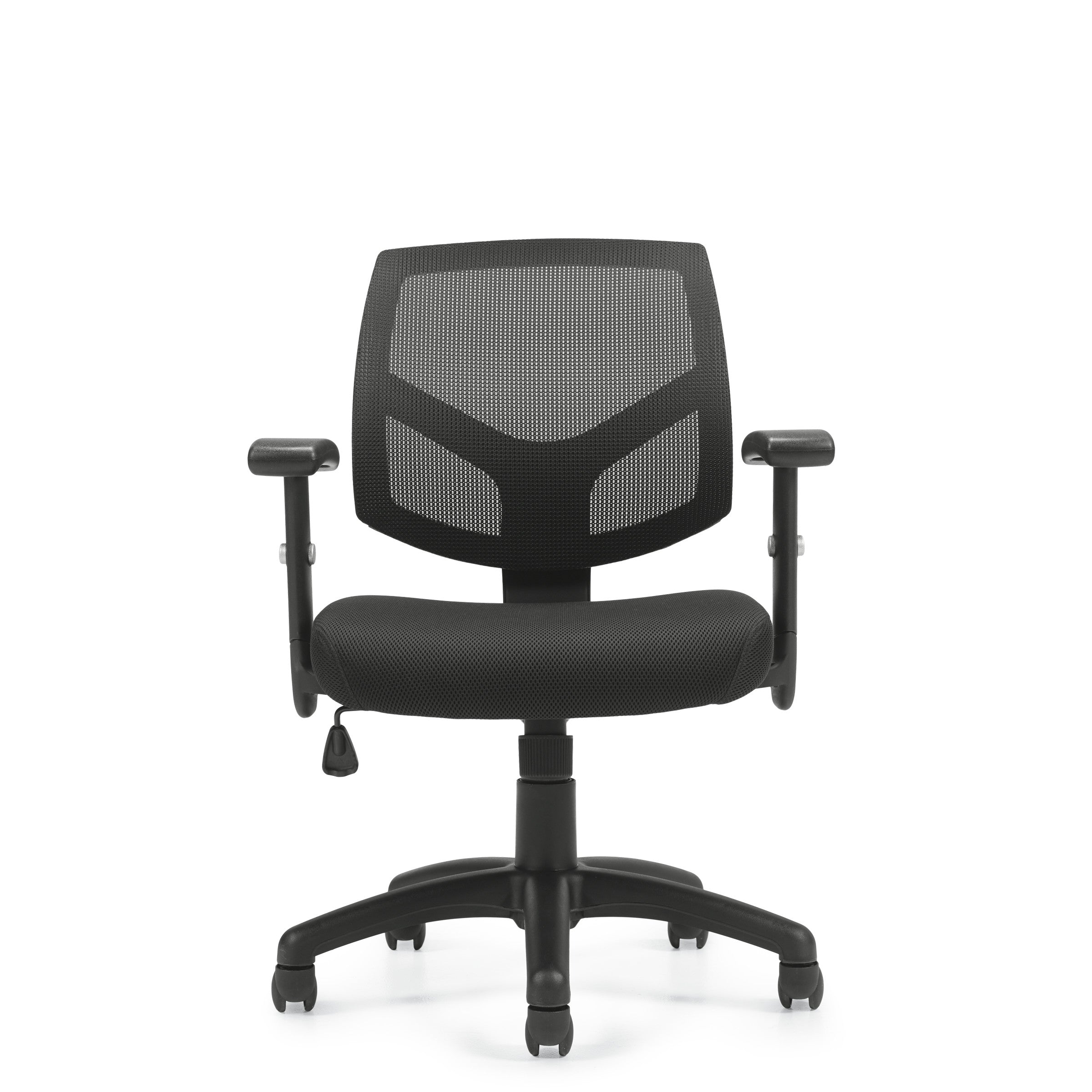 OTG11514B Mid Back Mesh Office Chair with Tilt Function - Ergonomic Adjustable Swivel Chair for Home & Office Workspace, Comfortable Breathable Mesh Back Support