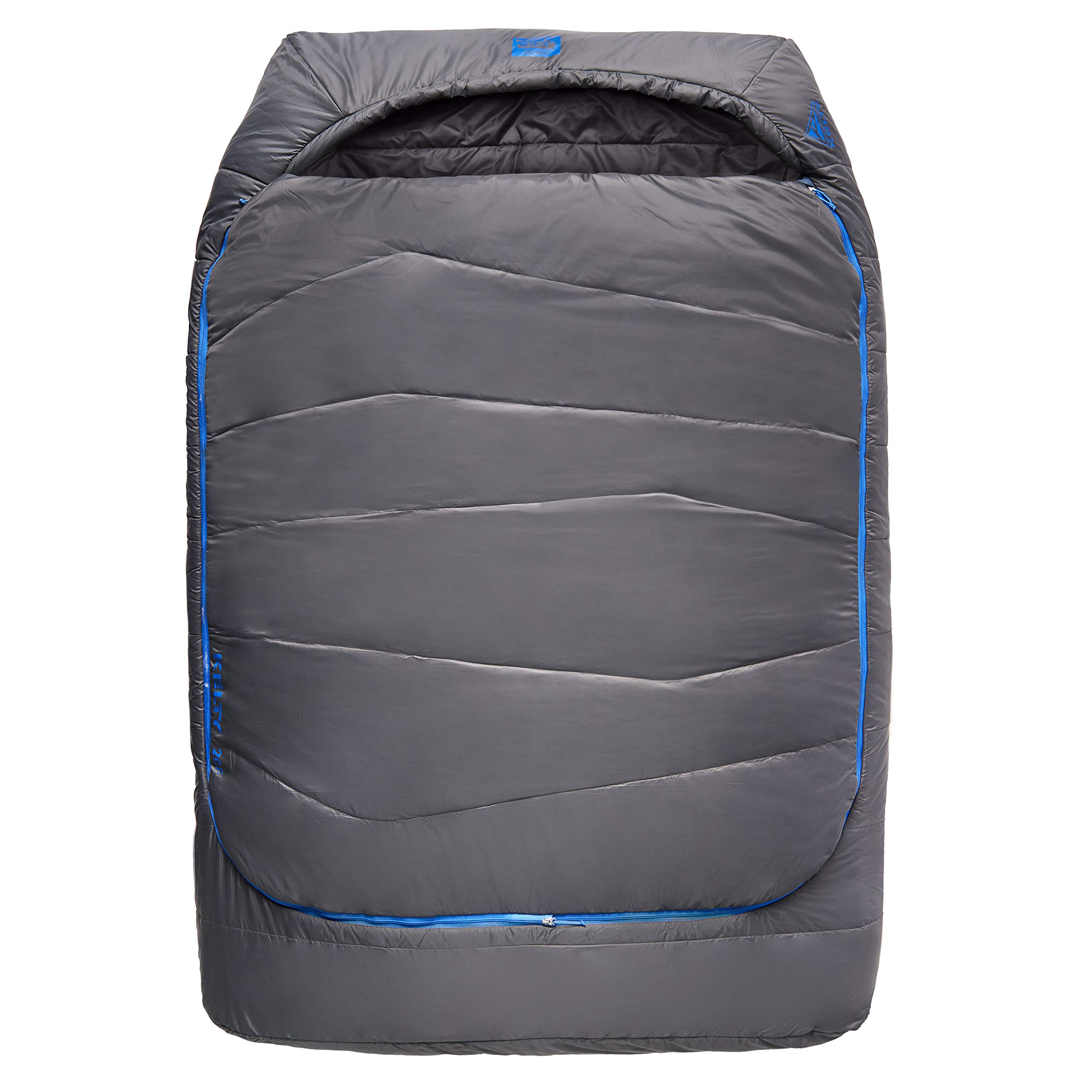 Kelty Tru.Comfort Doublewide 20 Degree Synthetic Sleeping Bag for 2 Persons - Lightweight Waterproof Couples Camping Sleeping Bag for Backpacking, Hiking & Family Outdoor Adventures