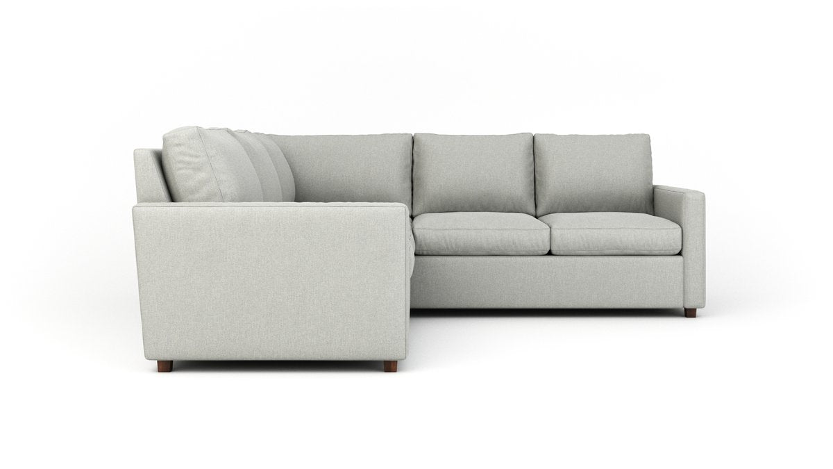 Extra Deep Couch Potato Lite Sectional Sofa - Comfortable Modular Living Room Furniture for Small Spaces & Apartments | Perfect for Lounging, Movie Nights & Relaxation