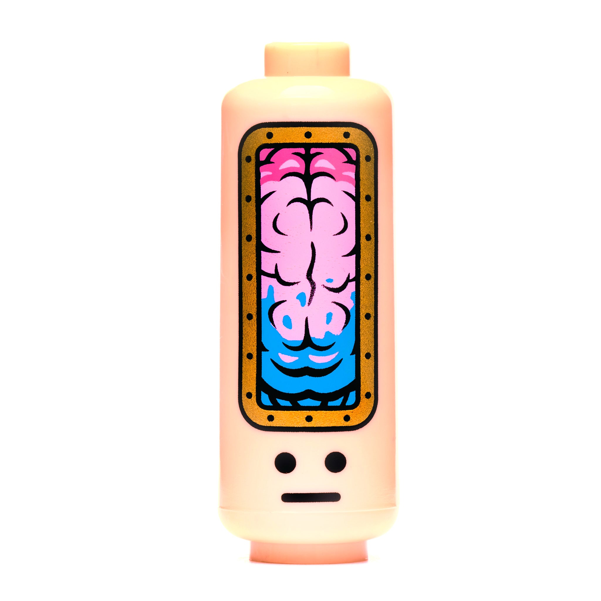 Tall Brain Head Light Flesh Action Figure - Collectible Toy for Display & Photography - Perfect for Anime Fans, Cosplay Props, and Gift Giving