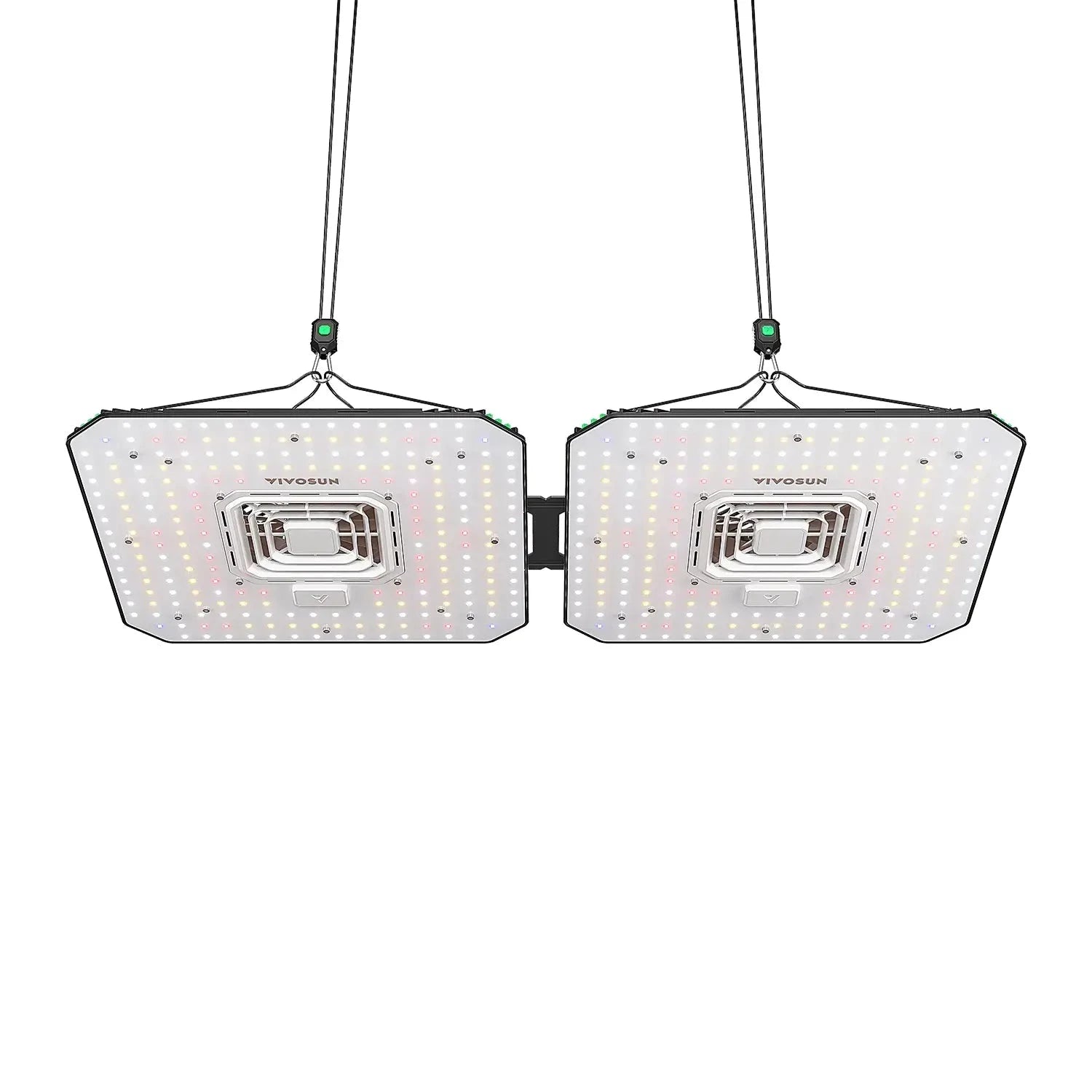 Vivosun AeroLight A100 LED Grow Light 2 Pack - Full Spectrum Plant Light for Indoor Hydroponics, Greenhouse & Home Gardening - Energy Efficient Grow Lamp for Vegetables, Herbs & Flowers