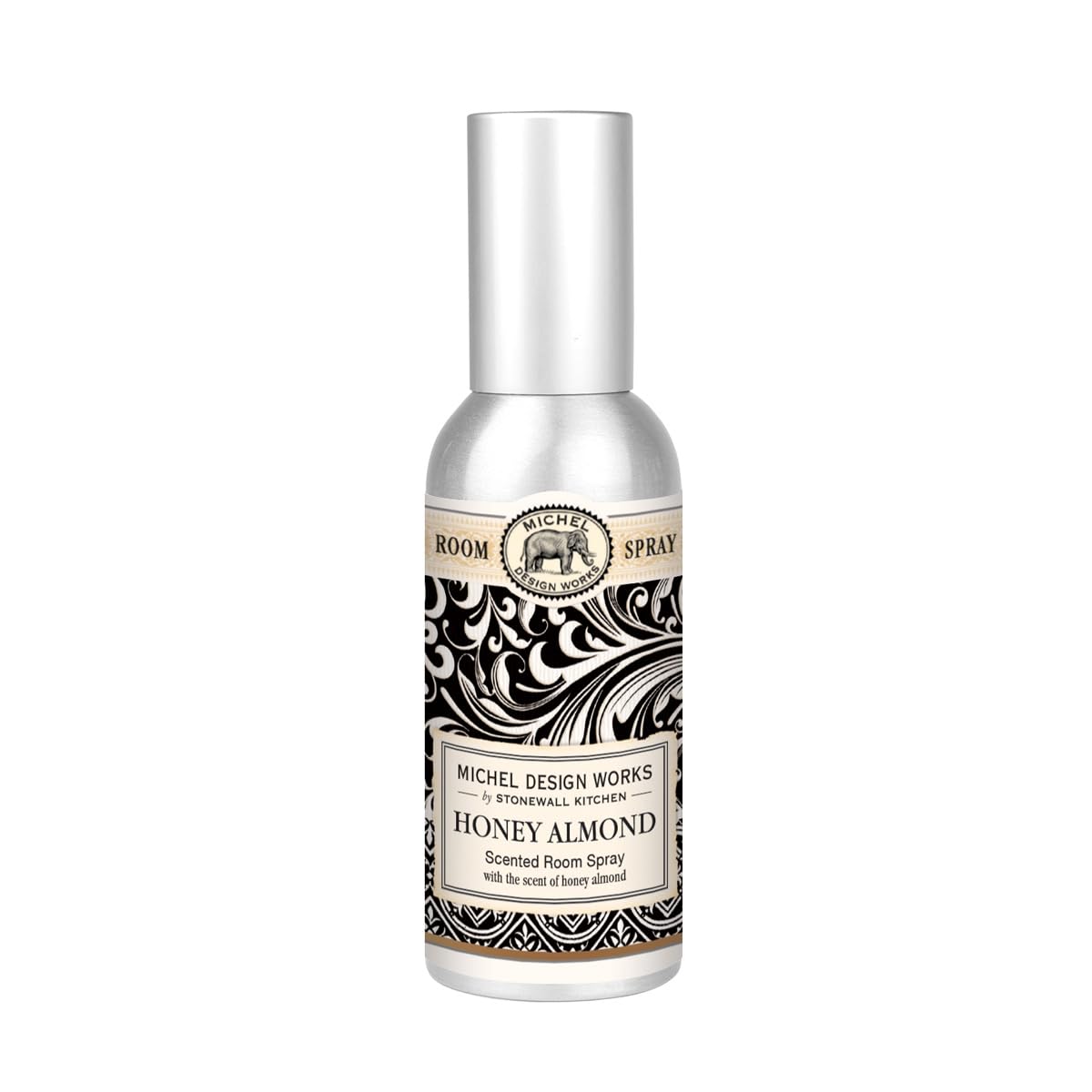 Michel Design Works Honey Almond Scented Home Fragrance Spray - Long Lasting Room & Linen Spray for Bedroom, Bathroom & Living Room - Aromatherapy Air Freshener for Relaxation & Stress Relief