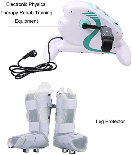 JFJL Motorized Pedal Exerciser - Electric Mini Exercise Bike for Leg & Arm Workouts with Safety Leg Protector | Home Fitness Equipment for Seniors & Physical Therapy | Perfect for Rehabilitation, Low-Impact Exercise & Elderly Mobility Training