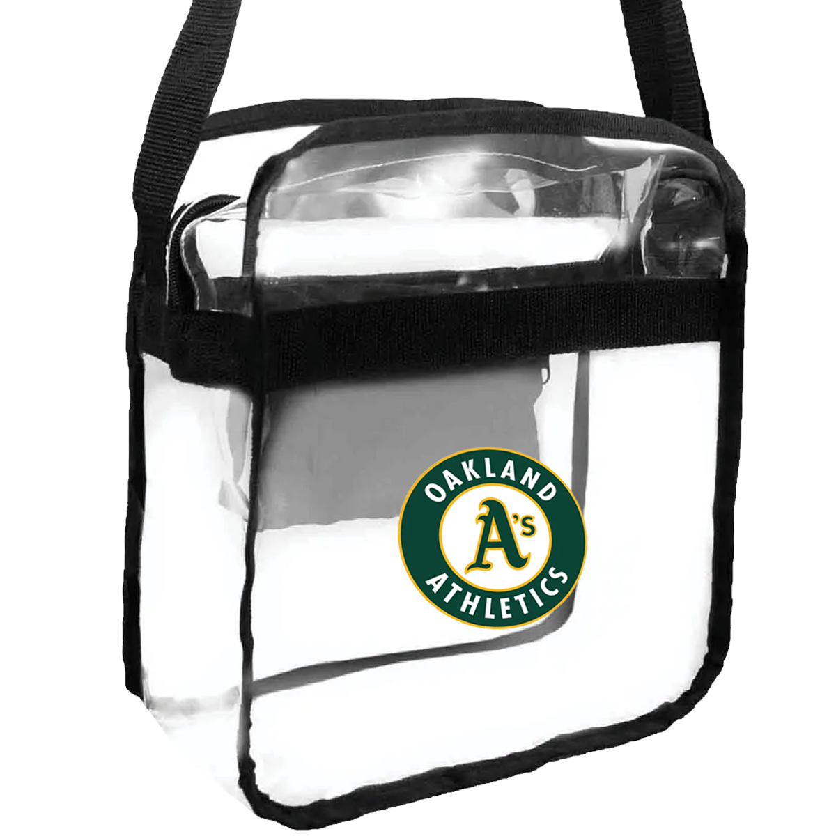 A's Clear Crossbody Bag for Women - Fashionable Transparent Shoulder Purse for Travel, Concerts, and Everyday Use