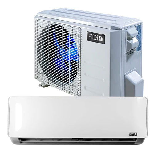 ACiQ 12,000 BTU 21.4 SEER2 Wall Mount Mini Split Air Conditioner with WiFi - Perfect for Bedroom, Office & Small Space Cooling
