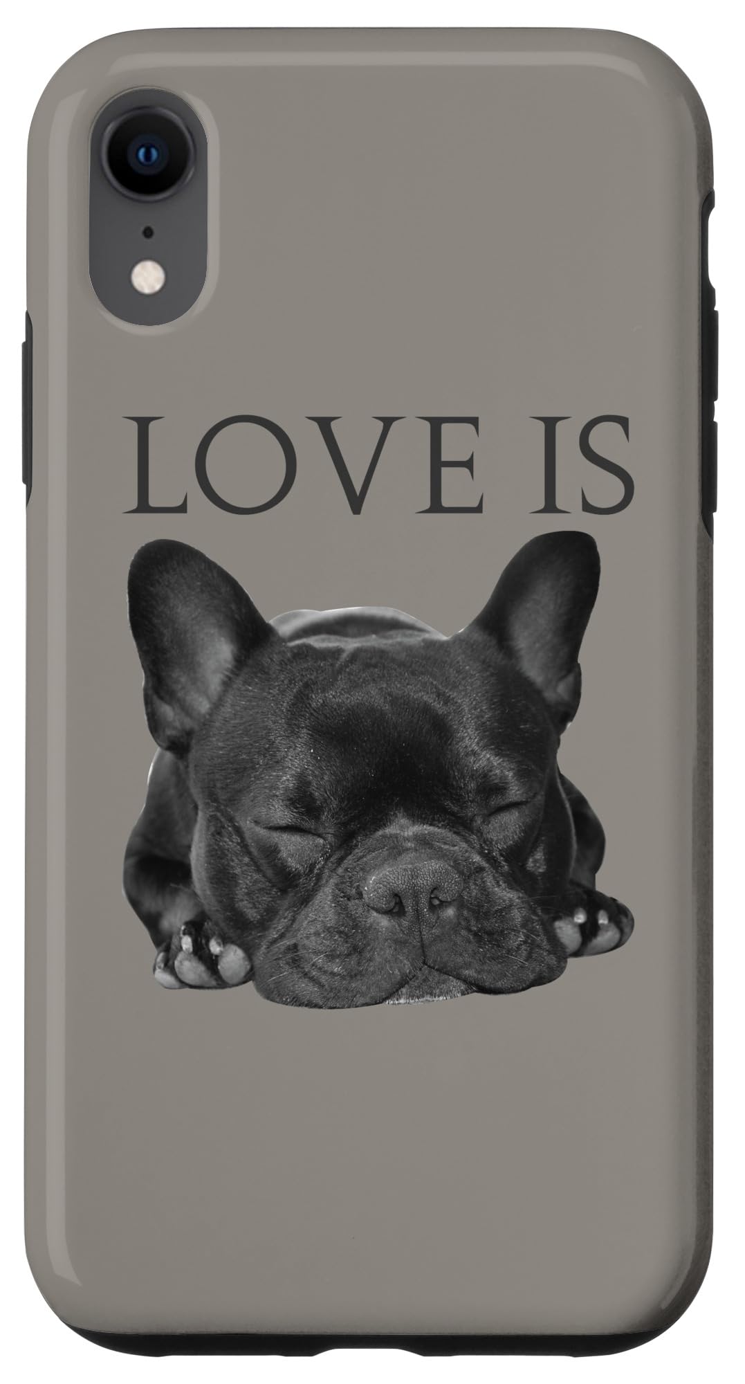 iPhone XR French Bulldog Case - Cute Frenchie Pet Design for Dog Lovers | Perfect Gift for Frenchie Moms & Dads | Protective Phone Cover for Everyday Use