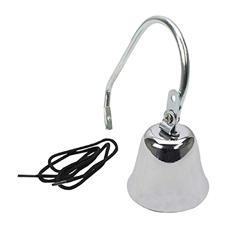 Garton Compatible Pedal Car Parts - Chrome Bell with Cord for Jeep & Kidillac | Kids Ride-On Toy Accessories & Replacement Parts