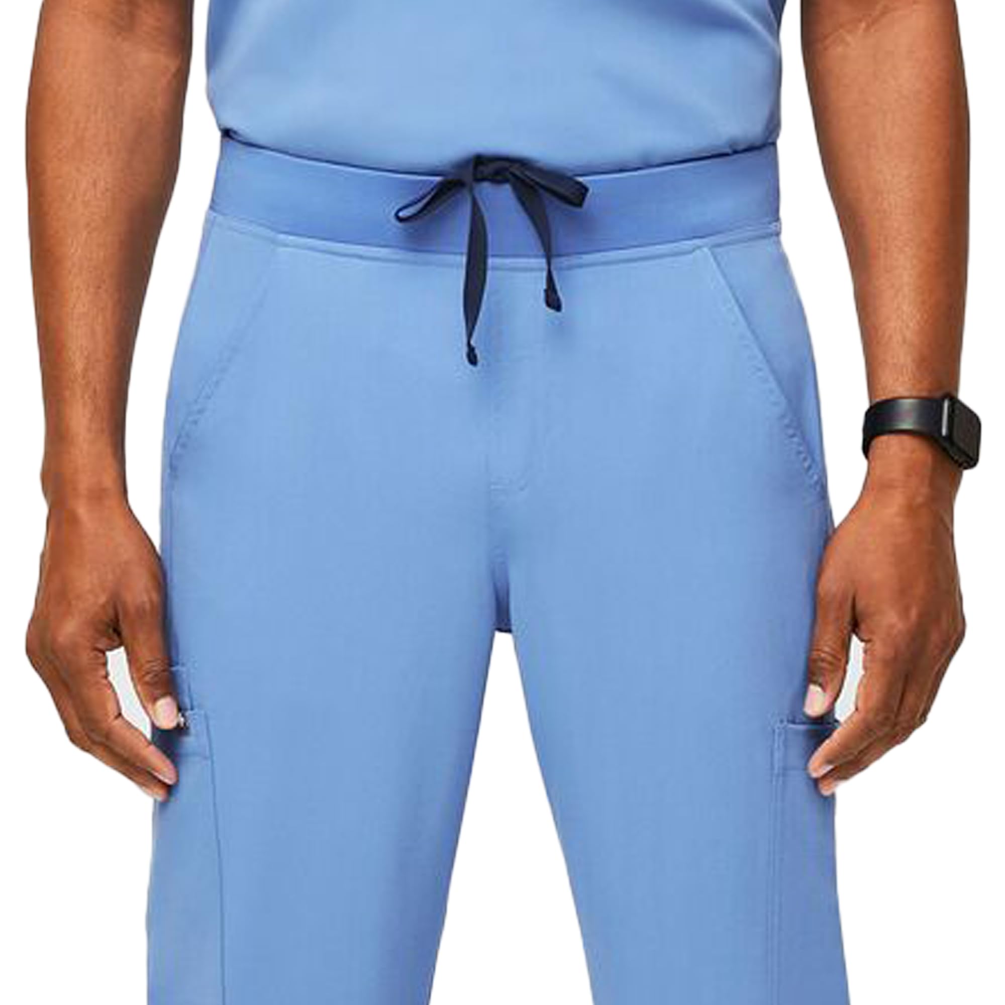 FIGS Axim Cargo Scrub Pants for Men - Classic Fit Straight Leg Medical Scrubs with 7 Pockets & 4-Way Stretch Fabric | Anti-Wrinkle Healthcare Uniform Pants for Doctors, Nurses & Medical Professionals | Perfect for Hospital Shifts & Clinical Work
