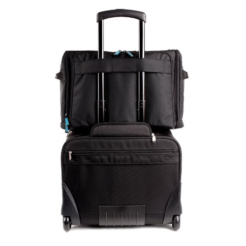 Skooba Design Laptop Weekender V.3 Travel Duffle Bag - 12'x11'x12 LD 18 - Black with Multiple Storage Compartments | Perfect for Business Trips, Weekend Getaways & Air Travel