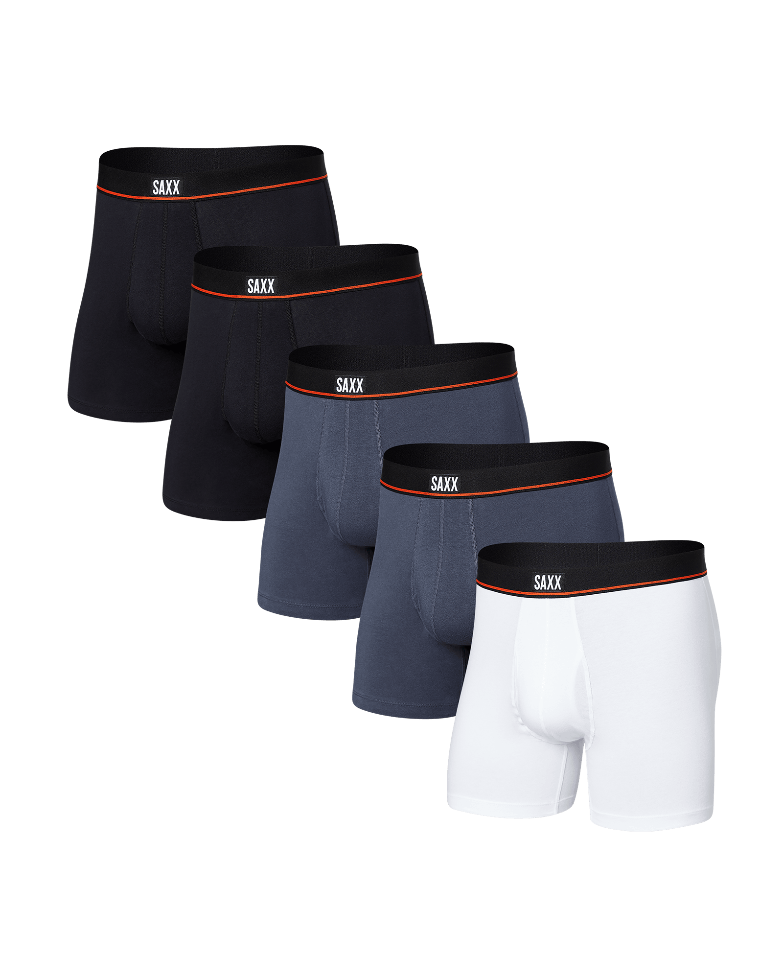 Premium Non-Stop Stretch Cotton Underwear (5 Pack) - Ultra Soft, Breathable & Comfortable for All-Day Wear - Perfect for Workouts, Travel & Everyday Use
