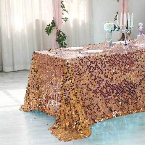Premium Sequin Rectangle Tablecloth 90
