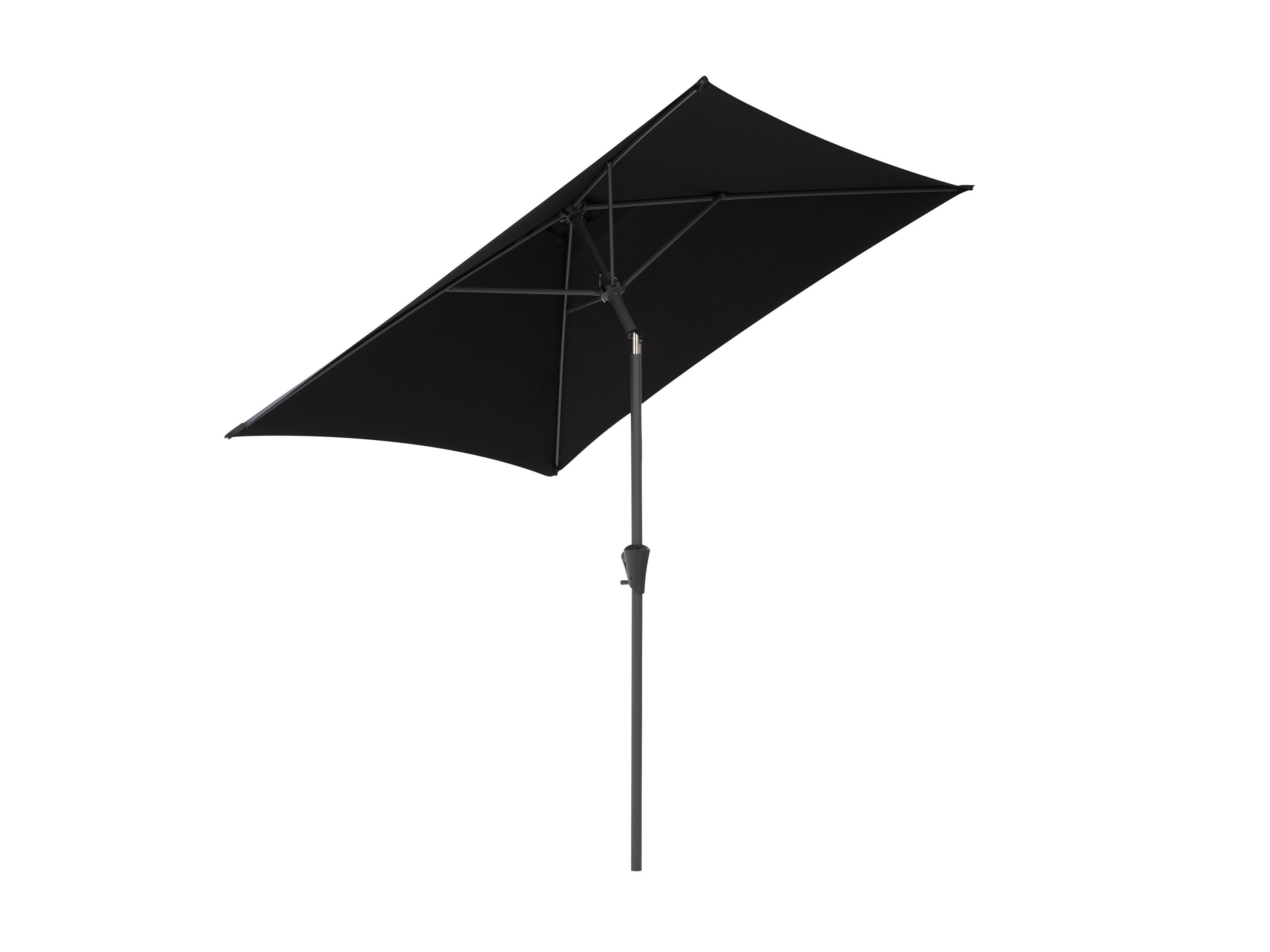 9ft Black Square Patio Umbrella - Outdoor Sun Shade for Pool, Garden, and Backyard - Heavy Duty Cantilever Umbrella with Wind Vent for Patio Furniture