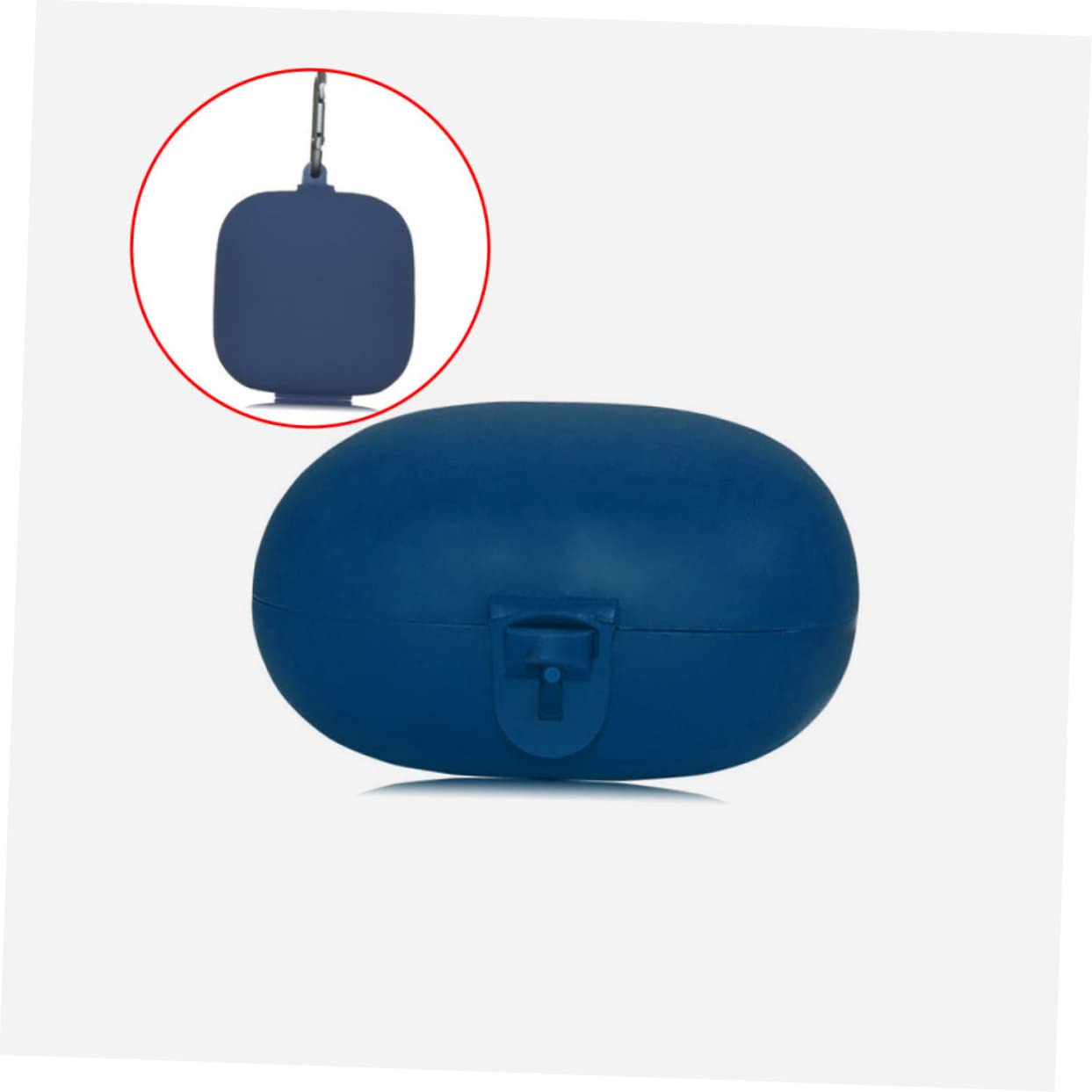 Mikikit 3-Pack Metal Buckle Silicone Headset Cover Case for Pro Earbuds - Scratch & Impact Resistant Protection - Perfect for Gym, Travel & Daily Use