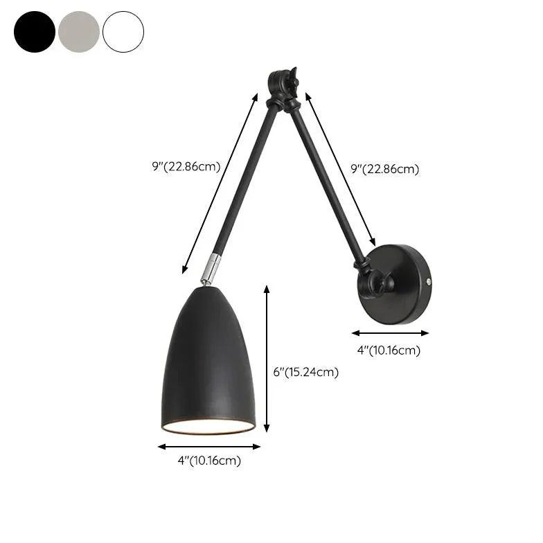Modern Nickel Wall Light for Bedroom - Elegant Sconce Lighting Fixture for Home Decor, Living Room, Hallway & Dormitory