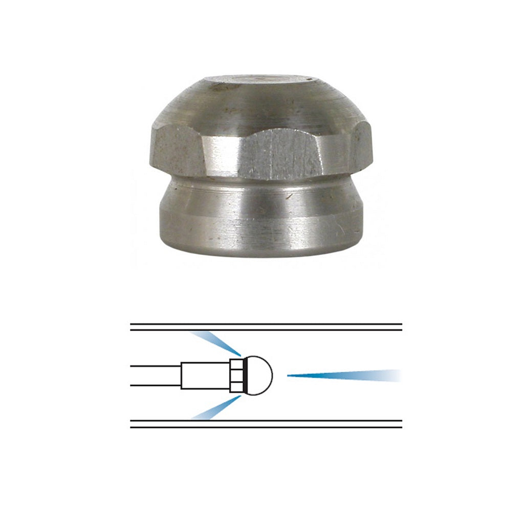 Legacy Sewer Tube Cleaning Nozzle 1/8 Inch Thread 5000 PSI - High Pressure Drain Cleaning Tool for Clog Removal in Pipes & Sewer Lines