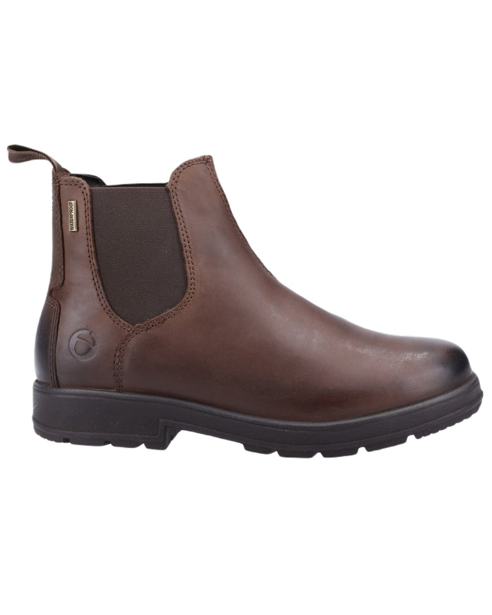 Cotswold Farmington Chelsea Boots for Men - Waterproof Leather Ankle Boots with Elastic Side Panels - Stylish & Comfortable for Casual, Work & Outdoor Wear