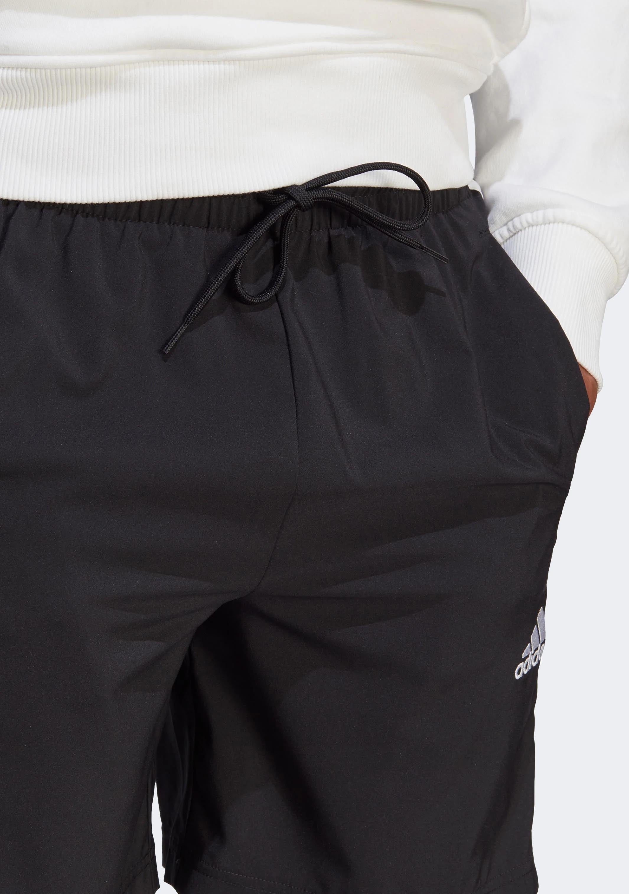 Adidas Men’s AEROREADY Essentials Chelsea 3 Stripes Athletic Shorts - Black - Moisture Wicking Workout Shorts for Running, Gym & Casual Wear