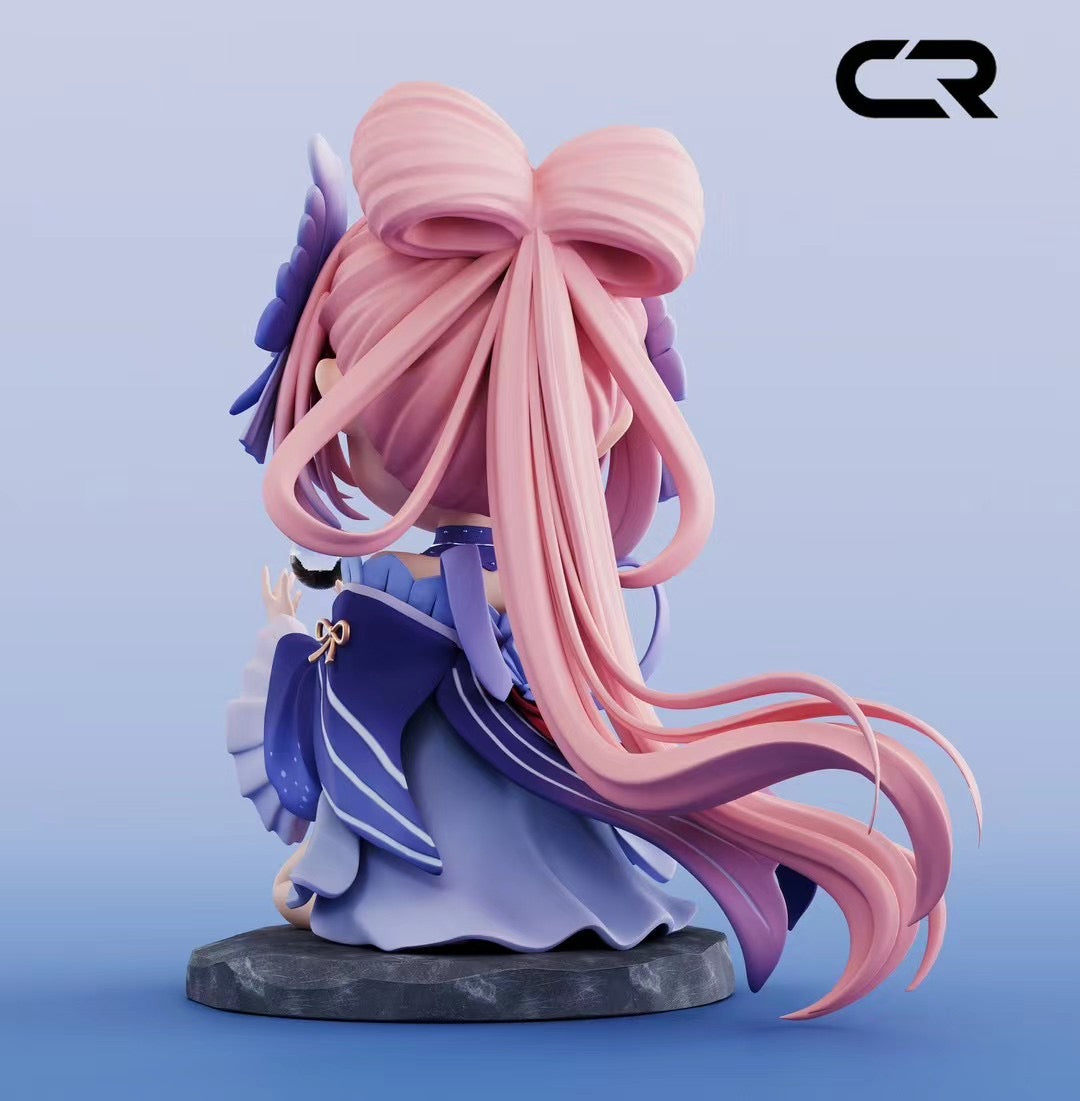 Genshin Impact Q Version Sangonomiya Kokomi Plush Doll - Cute Anime Character Collectible for Fans | Perfect for Home Decor, Gaming Room, and Gift Giving