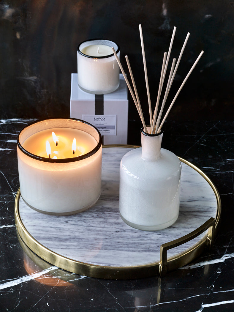 LAFCO Champagne Collection Luxury Scented Candle - Elegant Home Decor, Romantic Gift for Women, Perfect for Weddings, Anniversaries & Relaxation