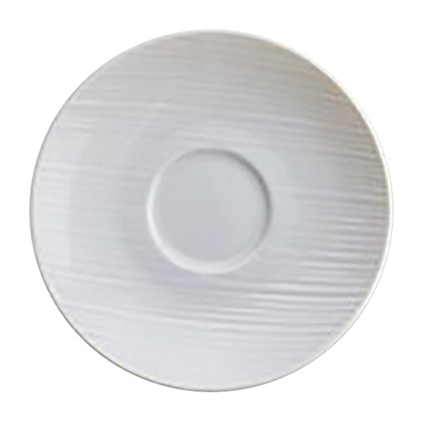 Alani 024322 Embossed Stacking Espresso Cup Saucer, 5.75 Inches (Case of 24) – Perfect for Coffee Shops, Restaurants & Home Espresso Bars