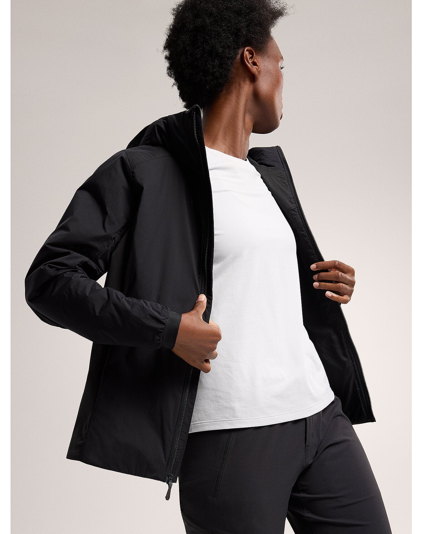 Women's Atom Hoody - Lightweight Water-Resistant Fleece Jacket for Hiking, Running & Outdoor Activities | X000006780 | Past Season Collection