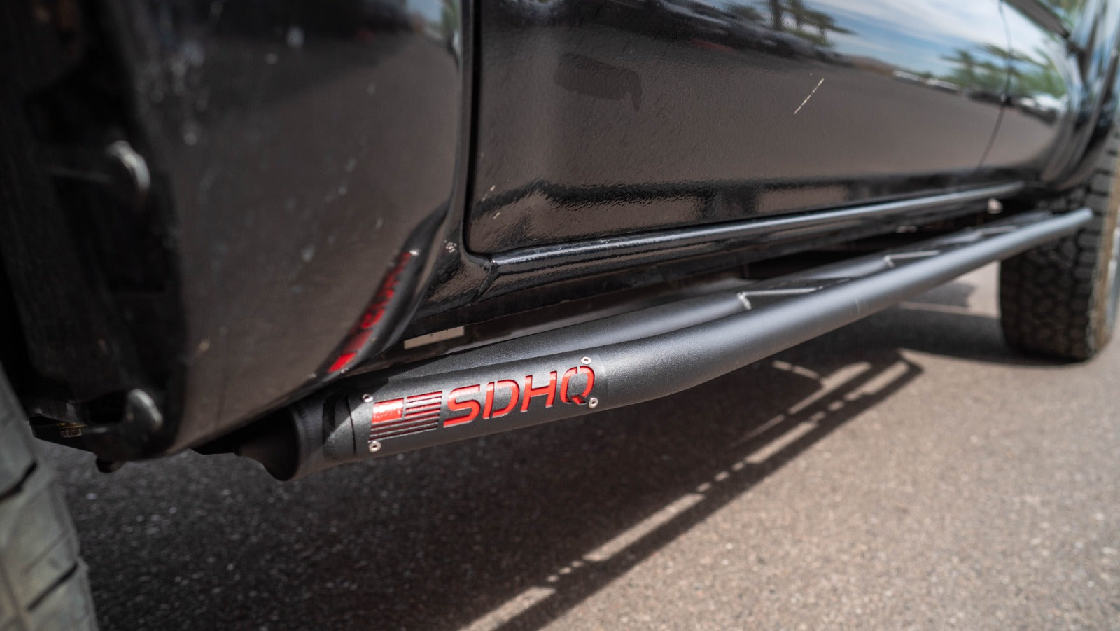 2005-2015 Toyota Tacoma SDHQ Built Rock Sliders - Heavy Duty Off-Road Side Steps for Enhanced Protection & Style | Perfect for Rock Crawling, Overlanding & Trail Adventures