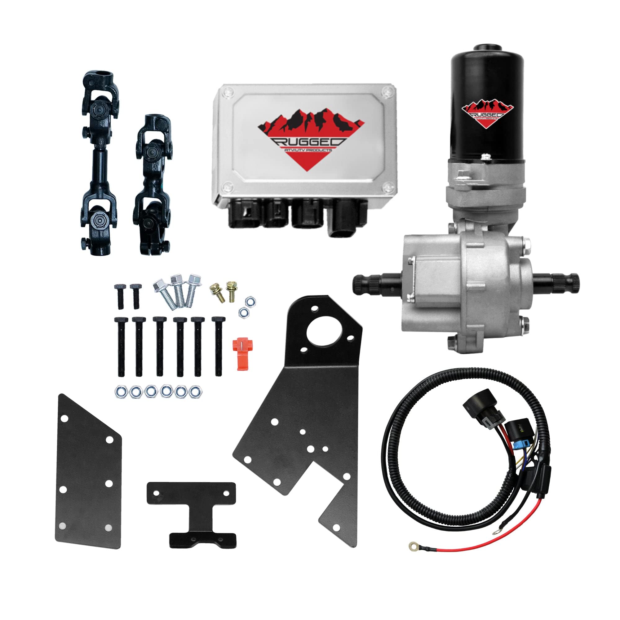 Heavy-Duty Electric Power Steering Kit for Honda Pioneer 520/500 - Bolt-On System Eliminates Wheel Jerk & Bump Steer on Rough Terrain - Perfect for Off-Roading, Hunting, and Farm Work (Check Fitment Details)