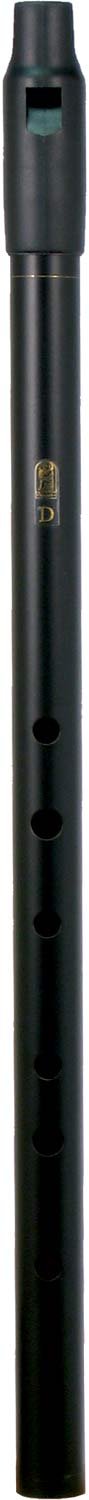Howard Products LOW D Whistle - High-Quality Black (BLK) Tin Whistle for Irish Folk Music, Beginners & Professionals - Perfect for Practice, Performances & Outdoor Activities
