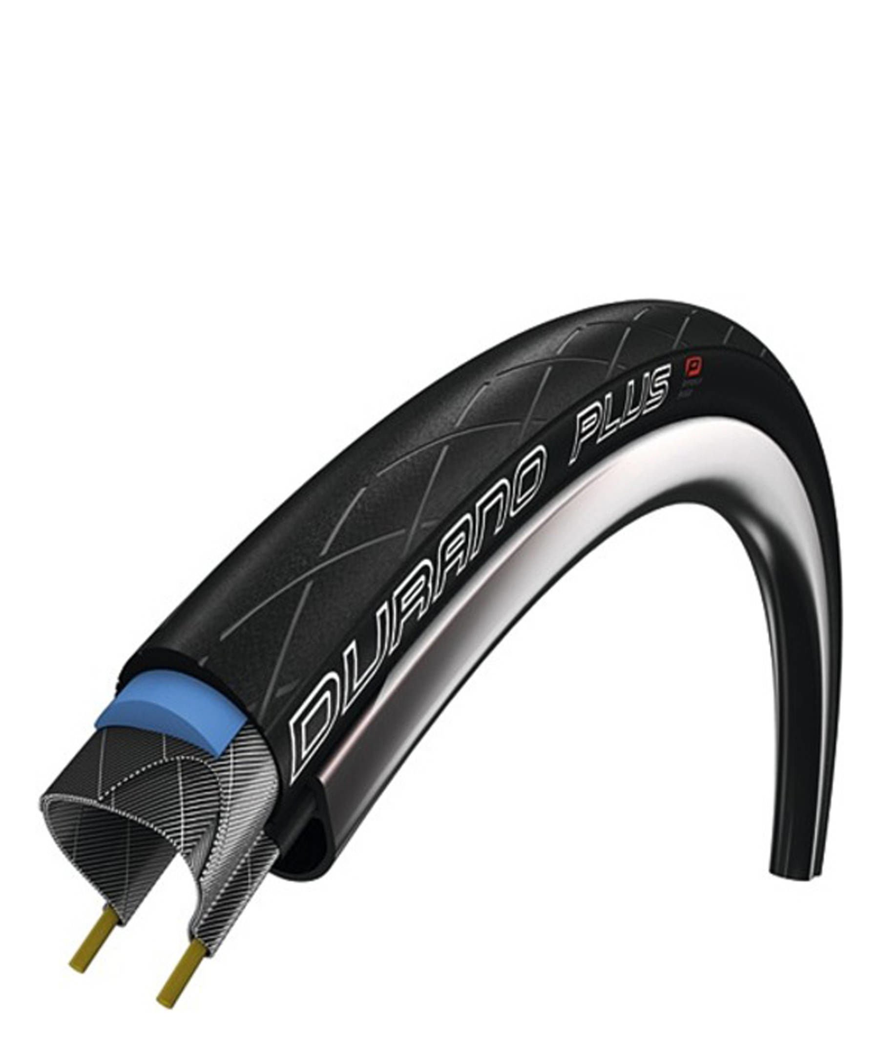 Schwalbe Durano Plus Performance Bike Tires - Durable & Lightweight for Road Bikes - Available in All Sizes - Perfect for Commuting, Training & Long-Distance Cycling