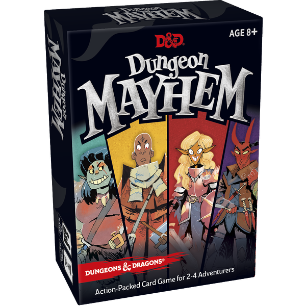 Dungeon Mayhem - Fun & Fast-Paced D&D Card Game for Family Game Nights & RPG Adventures | Perfect for Dungeons & Dragons Fans