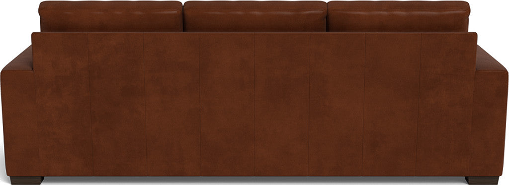Mas Mesa 101 Deep Leather Estate Sofa - Premium Genuine Leather Living Room Couch for Home Theater, Lounge & Luxury Living Spaces