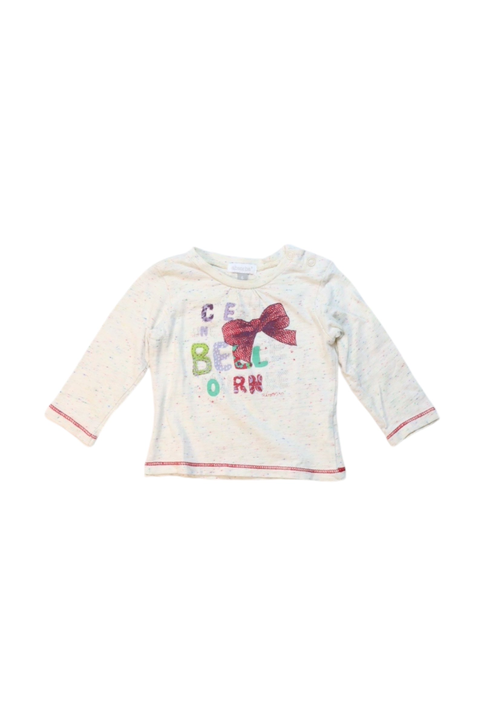 Absorba Soft Cotton Long Sleeve Baby T-Shirt for Boys & Girls - 6 Months - Comfortable Everyday Wear for Playtime & Outings