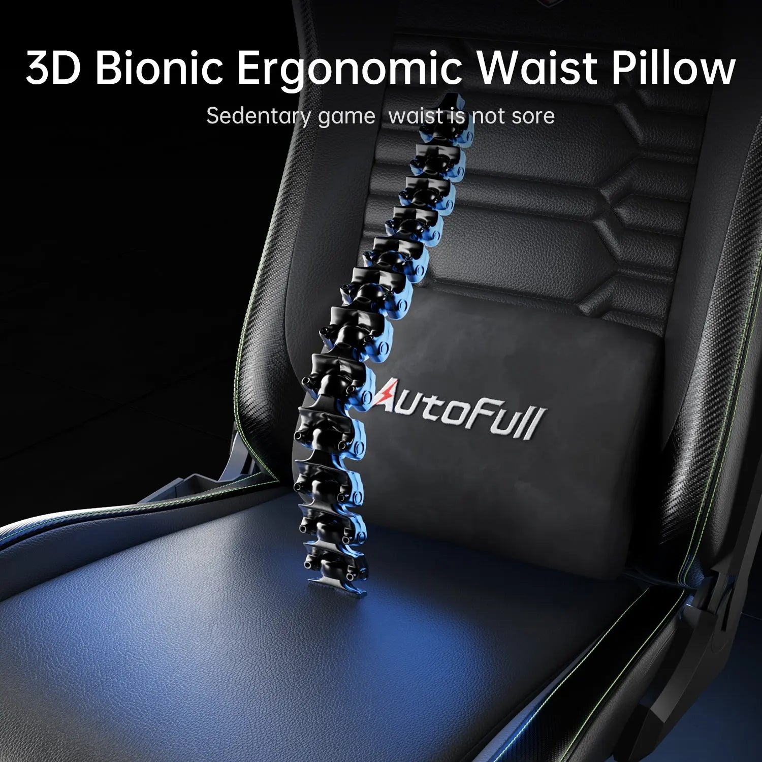 AutoFull C3 Basic Ergonomic Gaming Chair - Comfortable Racing Style Computer Chair for PC & Console Gamers - Perfect for Long Gaming Sessions, Office Work & Home Use