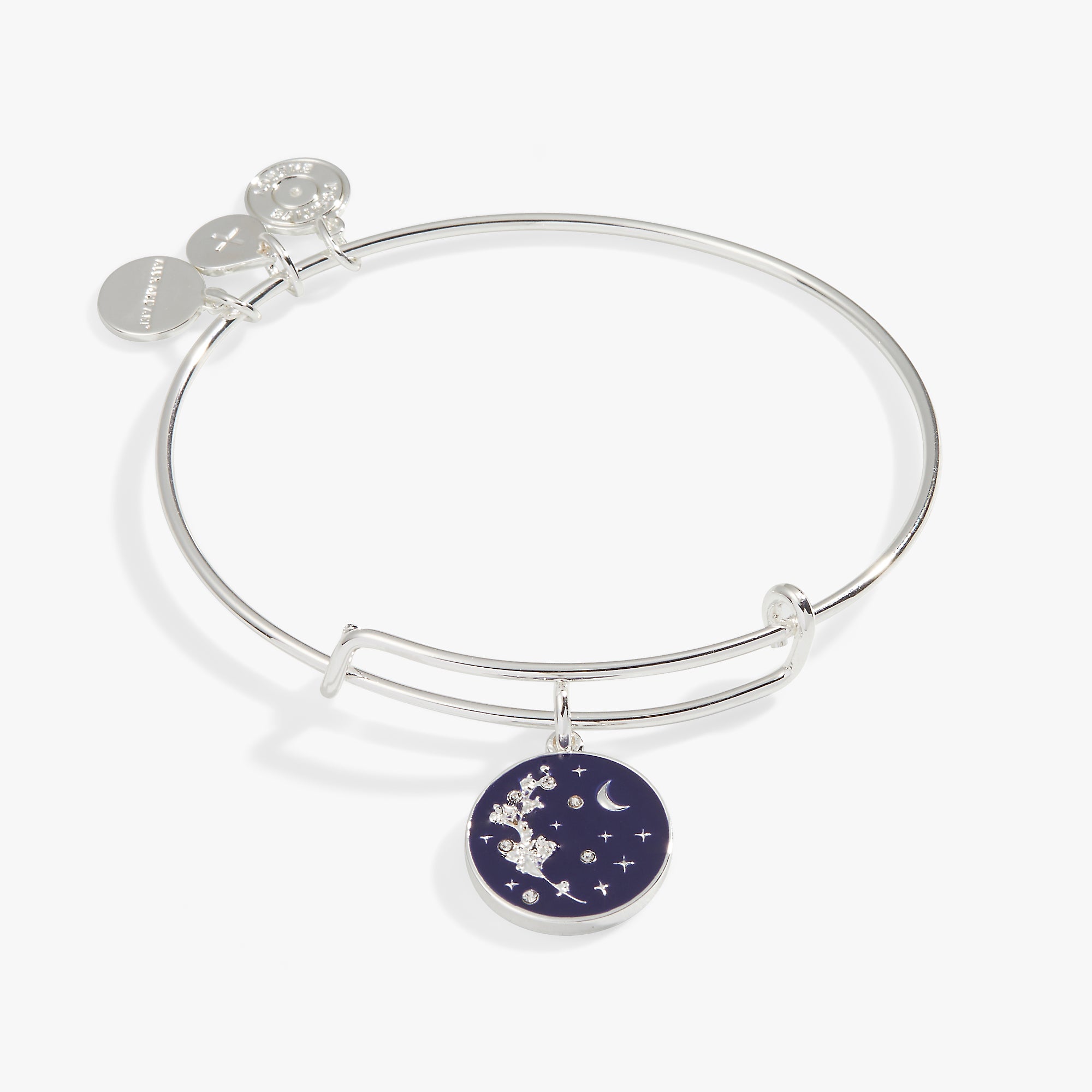 Empower Mimosa Flower Charm Bangle Bracelet - Elegant Gold-Tone Jewelry for Women, Dainty Adjustable Wrist Bracelet - Perfect for Everyday Wear, Gift Giving & Special Occasions