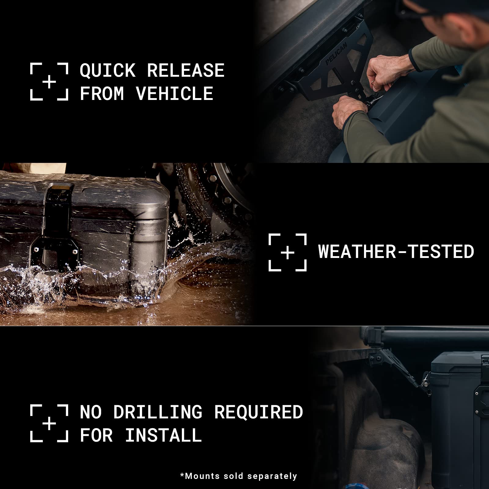 Pelican Cargo Cases - Heavy Duty Waterproof Storage Containers for Travel, Camping & Outdoor Gear Protection | Durable Transport Cases for Tools, Equipment & Valuables