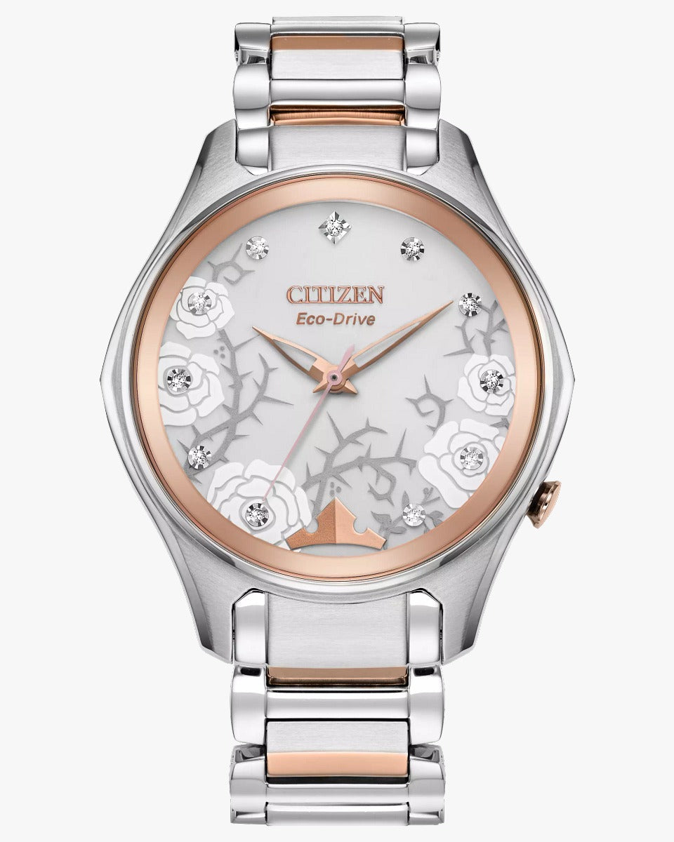 Citizen Women's Eco-Drive AURORA Stainless Steel Watch - Elegant & Waterproof for Work, Parties & Everyday Wear