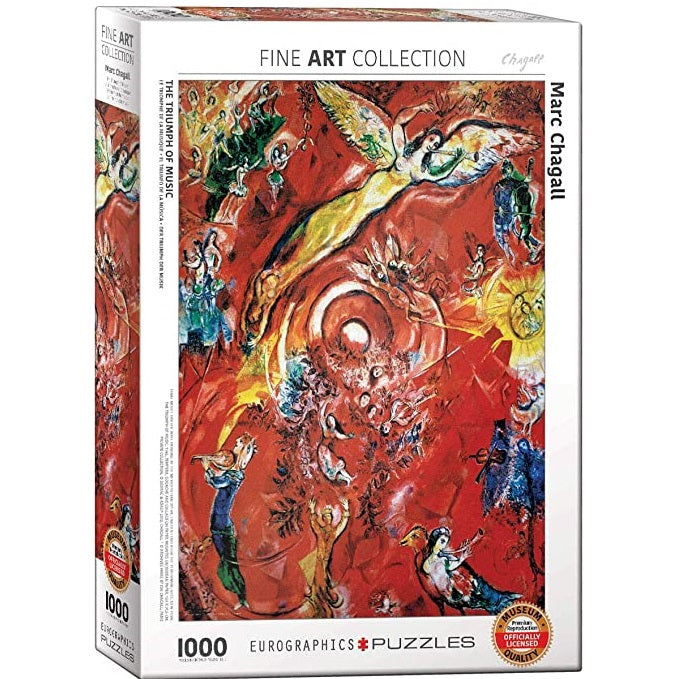 Eurographics 1000-Piece Jigsaw Puzzle - Chagall's The Triumph of Music - Premium Art Puzzle for Adults & Teens - Perfect for Family Game Night & Home Decor