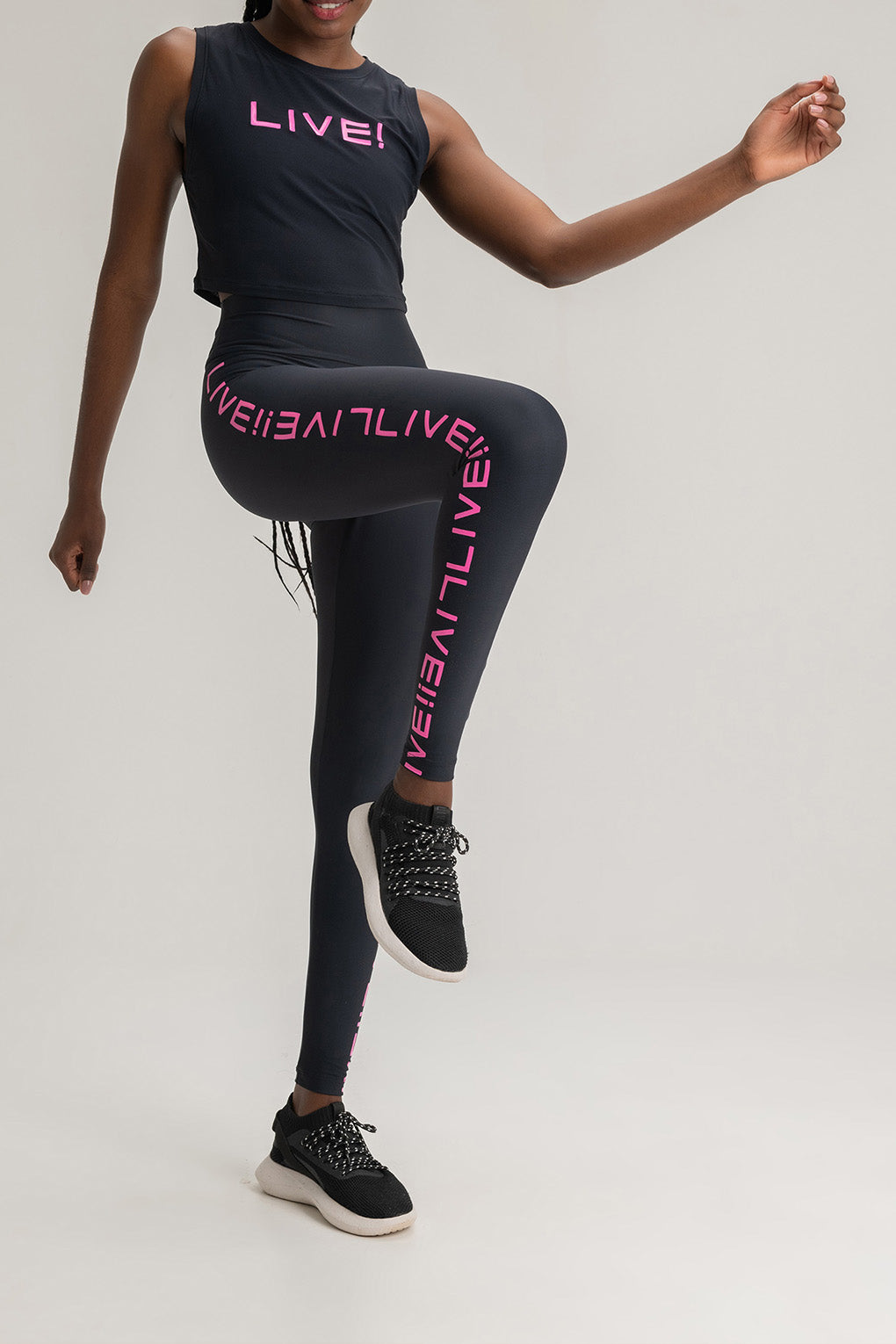 Icon Neo Leggings - High Waist Yoga Pants for Women, Tummy Control Workout Leggings with Pockets - Perfect for Yoga, Running, Gym & Lounge Wear