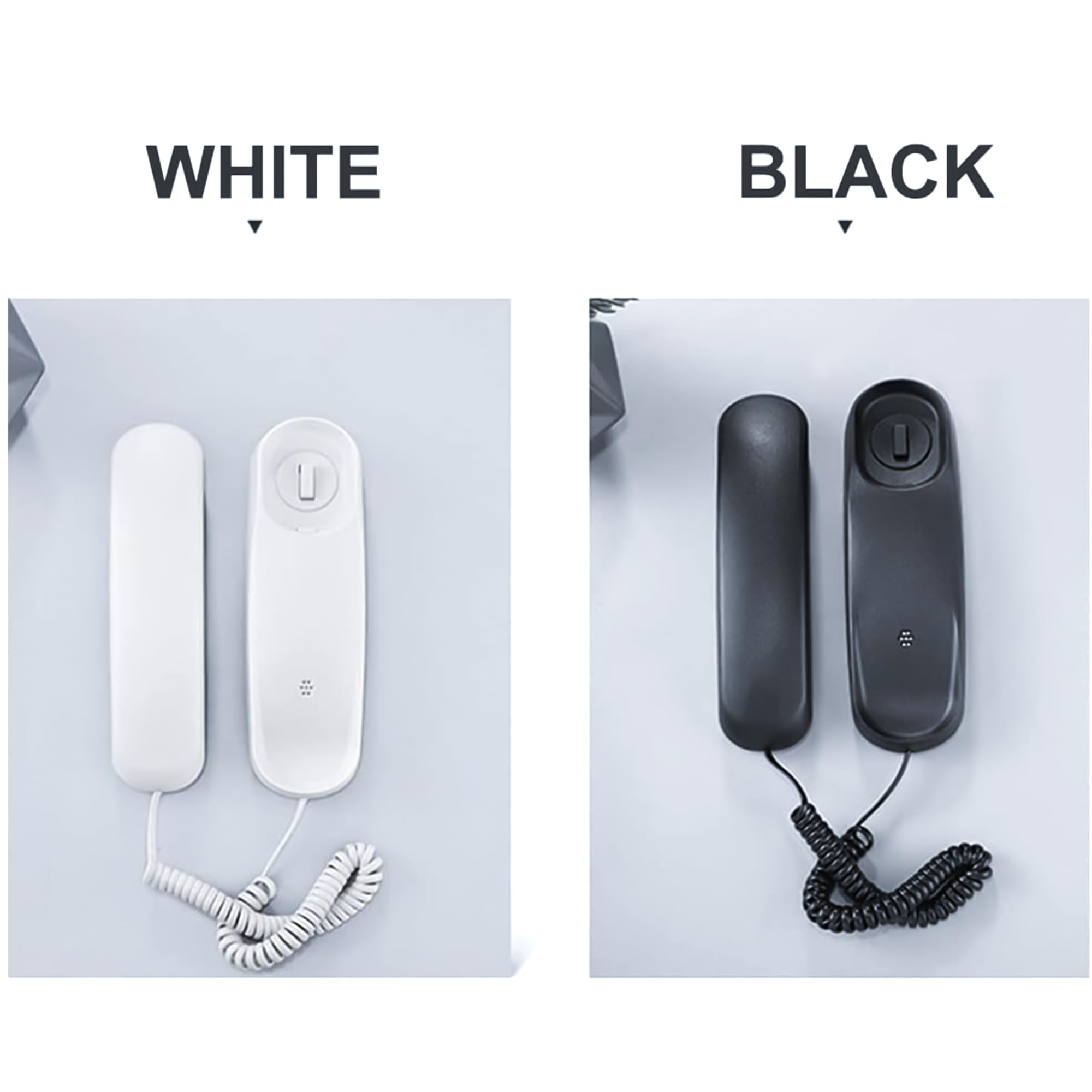 **Durable Corded Landline Phone for Seniors - Large Button Home & Office Telephone with Clear Sound - Ideal for Elderly, Visually Impaired & Home Use (Black)**