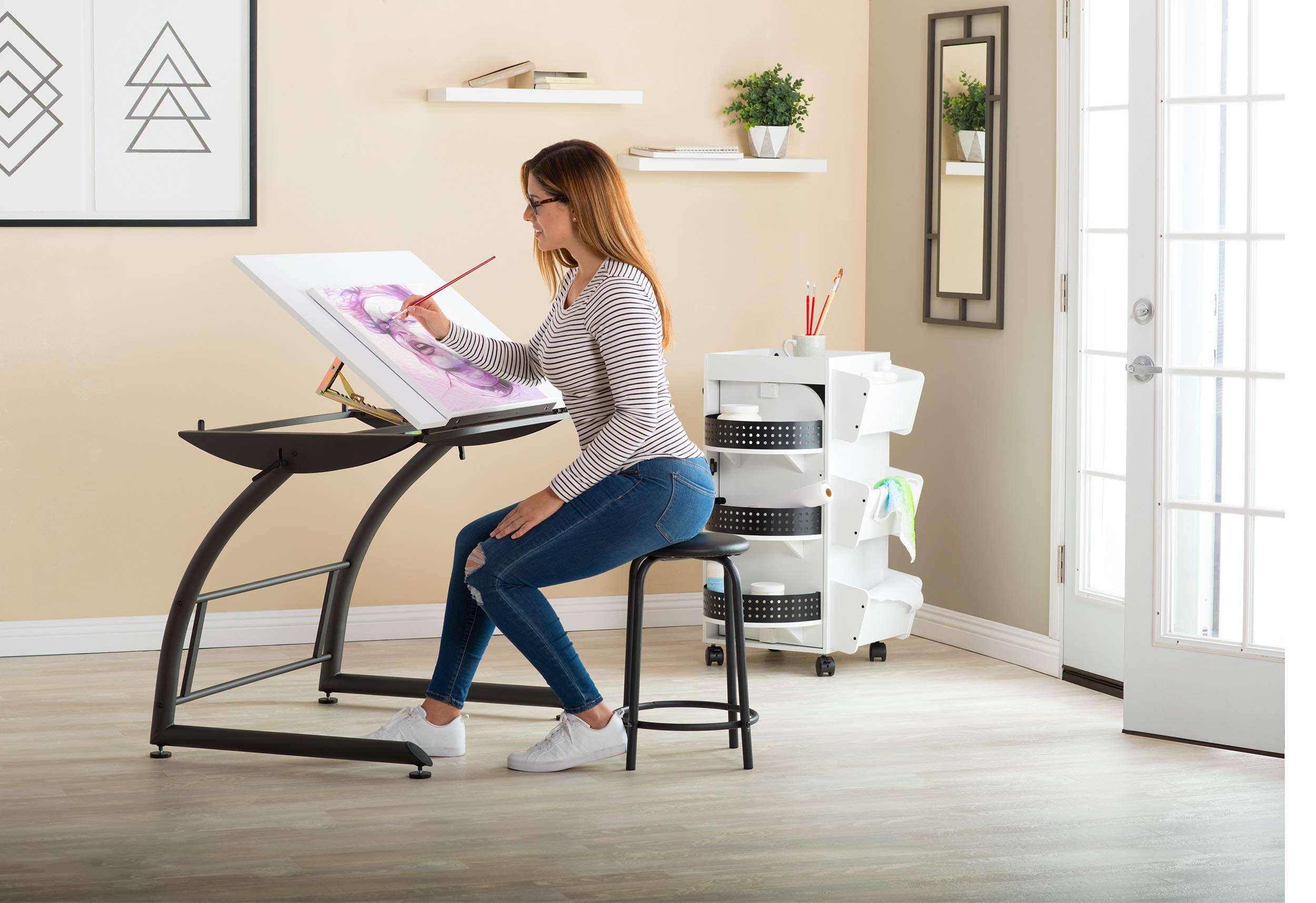 SD STUDIO DESIGNS Adjustable Height Drawing Table - 35.25