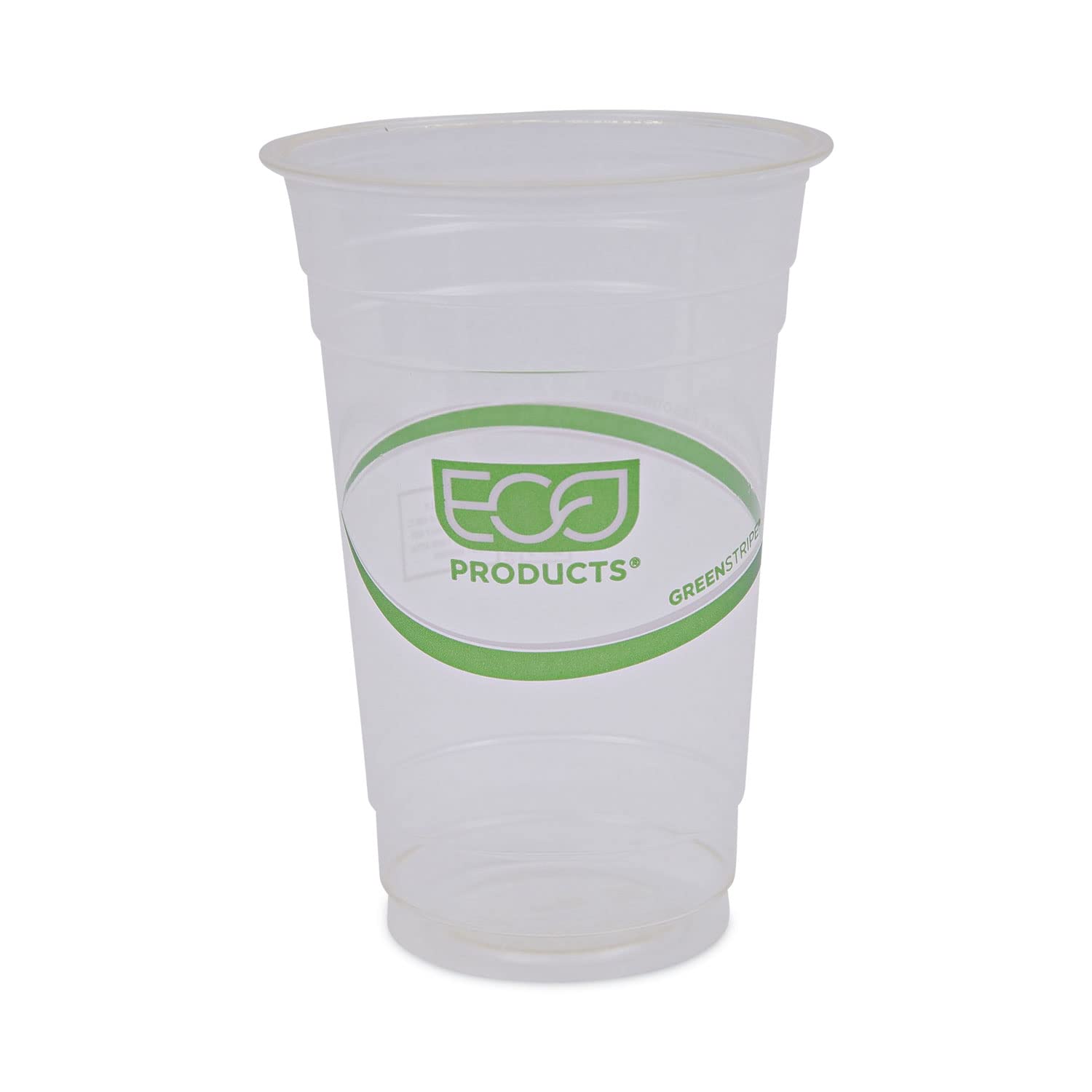 Eco-Friendly GreenStripe 20 oz Clear Cold Drink Cups - 1000 Pack | Biodegradable & Compostable | Perfect for Parties, Restaurants, and Events